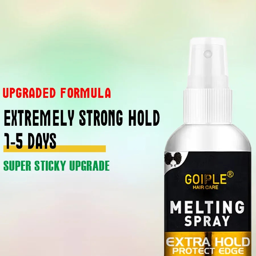 Lace Wig Bonding Spray Melting Spray and Glue for Wigs Bonding Liquid Remover Hair Styling Wax Flyaway Edge Control Gel Wax Kit