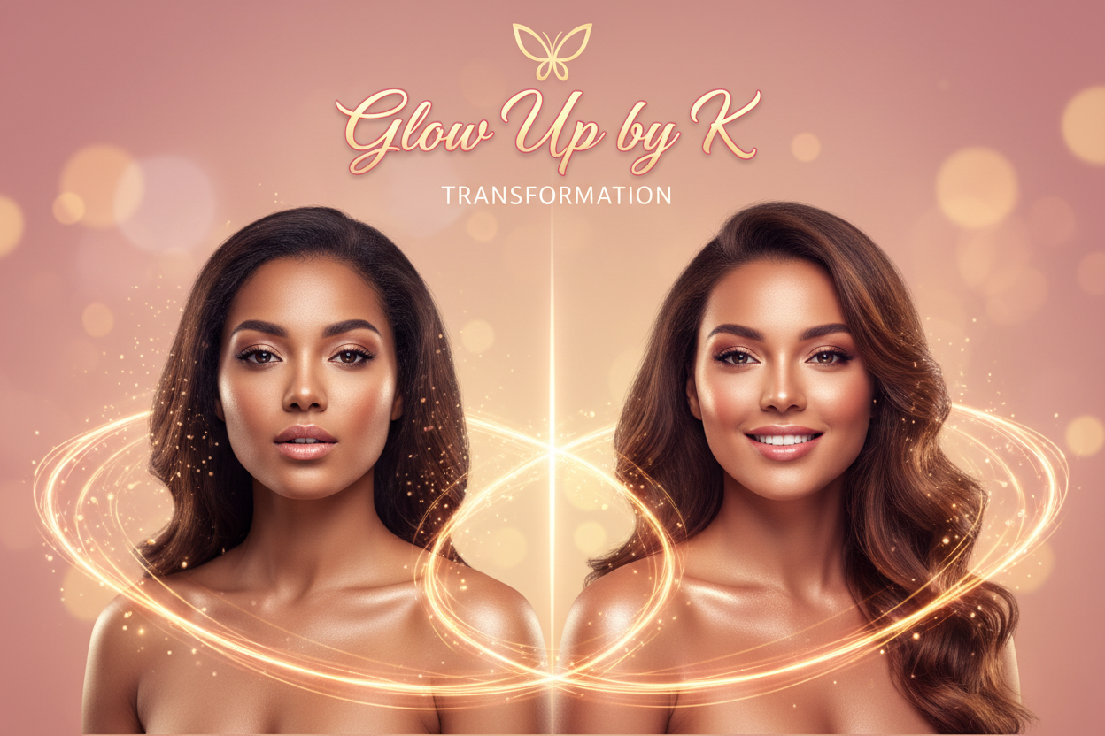 Glow Up Banner - Biracial